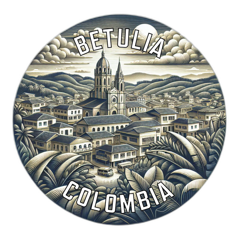 Betulia Colombia Souvenir Vinyl Decal Sticker 2-Inch
