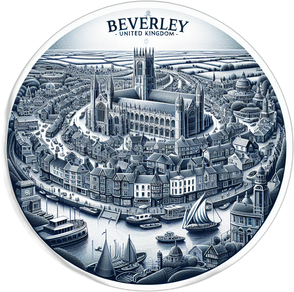 Beverley United Kingdom Souvenir Vinyl Decal Sticker 6-Inch