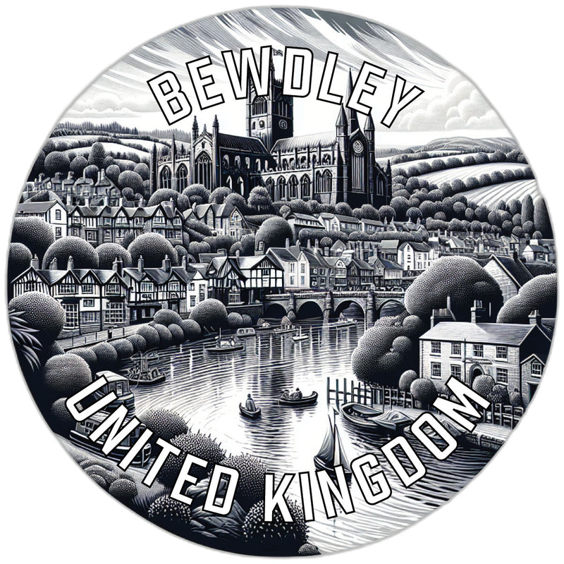 Bewdley United Kingdom Souvenir Die Cut Flat Magnet 2-Inch