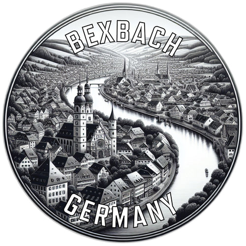 Bexbach Germany Souvenir Die Cut Flat Magnet 6-Inch