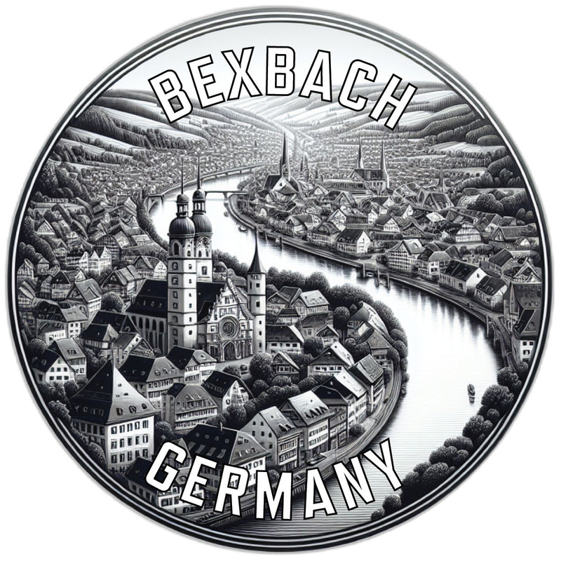 Bexbach Germany Souvenir Die Cut Flat Magnet 6-Inch