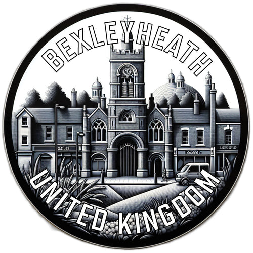 Bexleyheath United Kingdom Souvenir Die Cut Flat Magnet 2-Inch