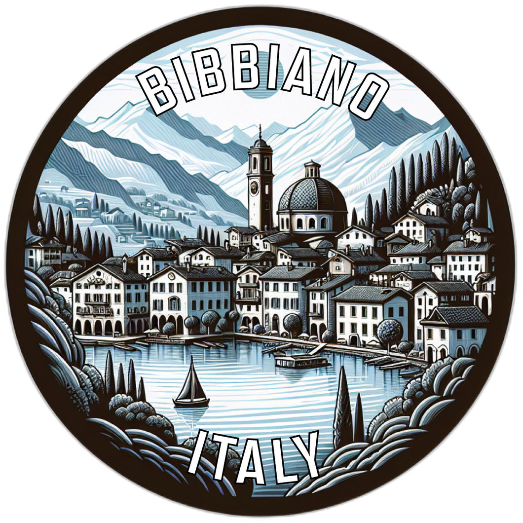 Bibbiano Italy Souvenir Die Cut Flat Magnet 6-Inch