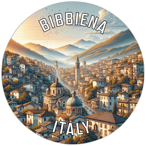 Bibbiena Italy Souvenir Die Cut Flat Magnet 6-Inch