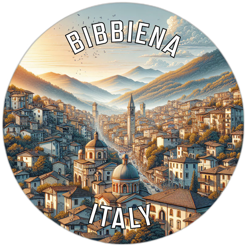 Bibbiena Italy Souvenir Die Cut Flat Magnet 6-Inch