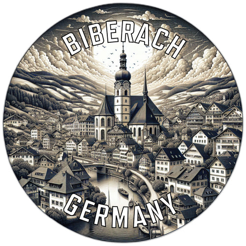 Biberach Germany Souvenir Vinyl Decal Sticker 2-Inch