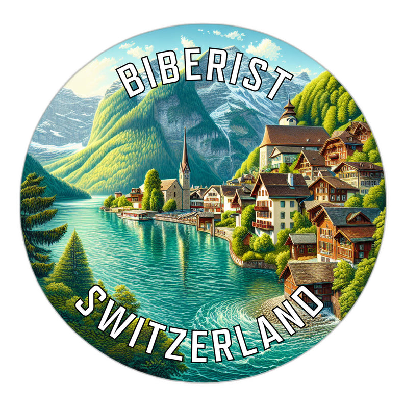 Biberist Switzerland Souvenir Vinyl Decal Sticker 6-Inch