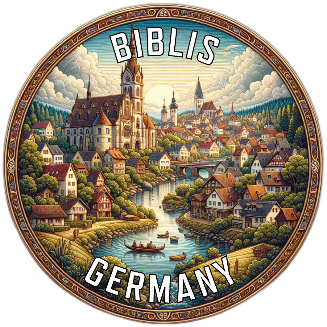 Biblis Germany Souvenir Vinyl Decal Sticker 2-Inch