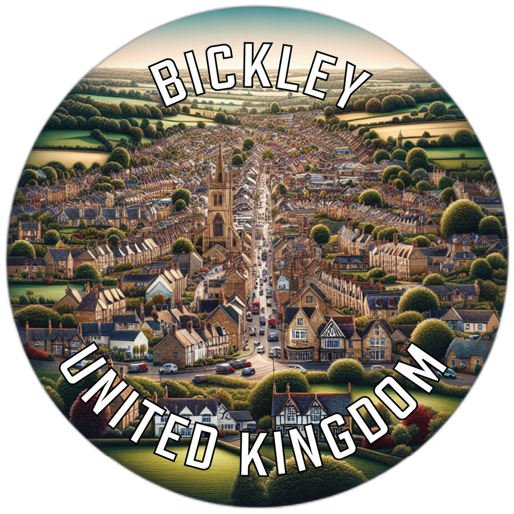Bickley United Kingdom Souvenir Die Cut Flat Magnet 2-Inch