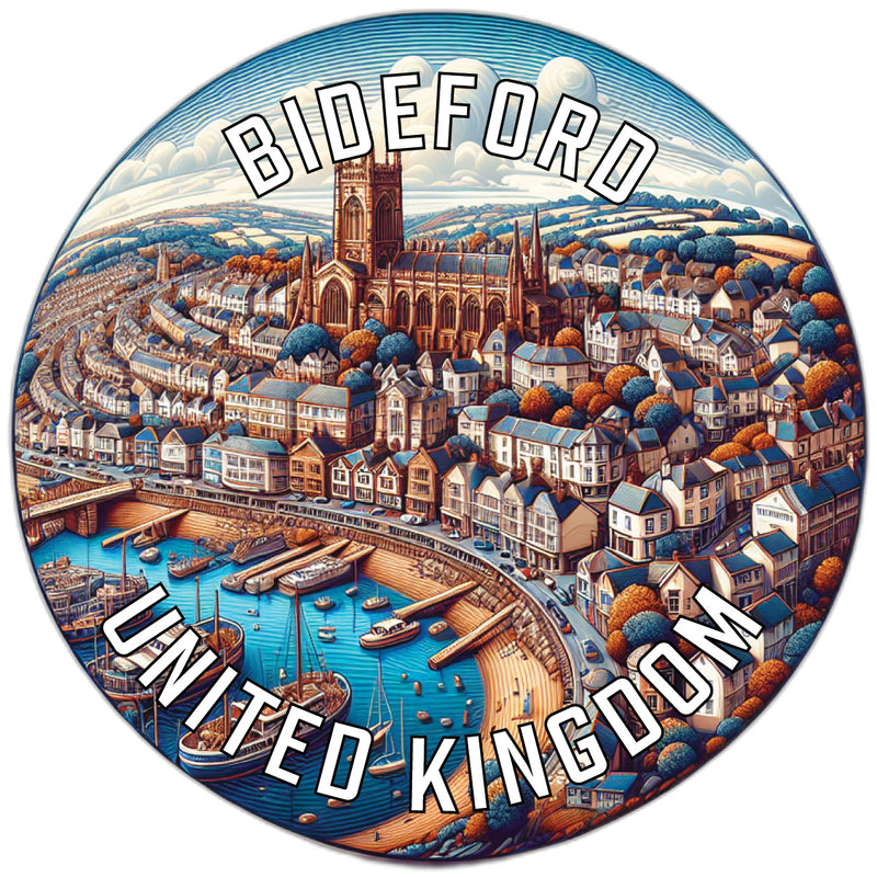 Bideford United Kingdom Souvenir Vinyl Decal Sticker 2-Inch