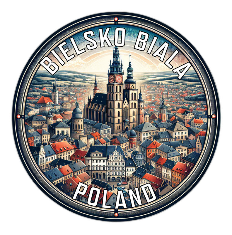 Bielsko Biala Poland Souvenir Vinyl Decal Sticker 2-Inch