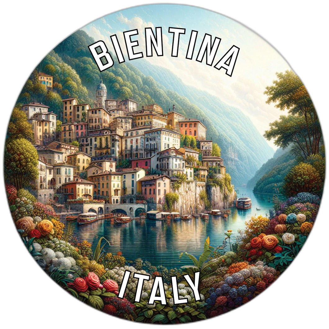 Bientina Italy Souvenir Die Cut Flat Magnet 2-Inch