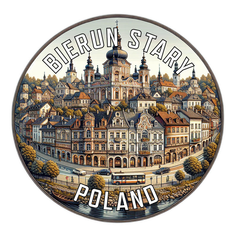 Bierun Stary Poland Souvenir Vinyl Decal Sticker 2-Inch
