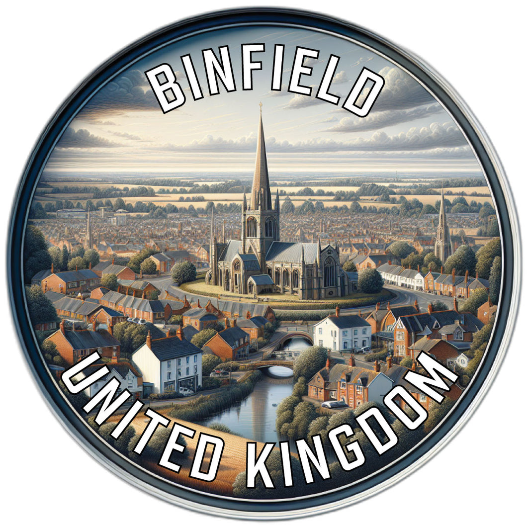 Binfield United Kingdom Souvenir Die Cut Flat Magnet 2-Inch