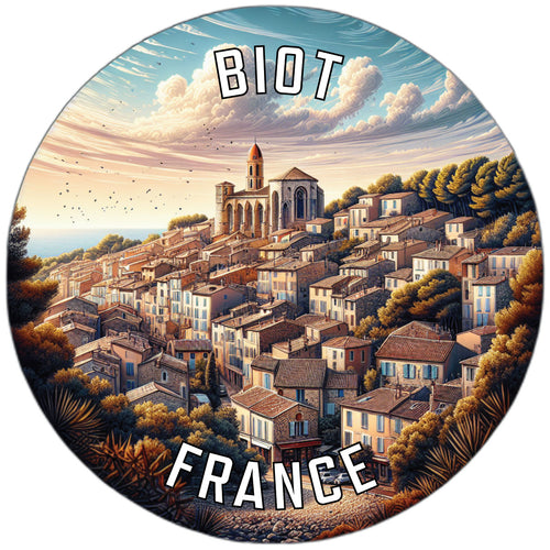 Biot France Souvenir Vinyl Decal Sticker 3-Inch