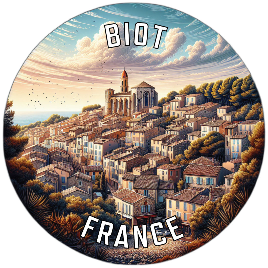 Biot France Souvenir Vinyl Decal Sticker 3-Inch