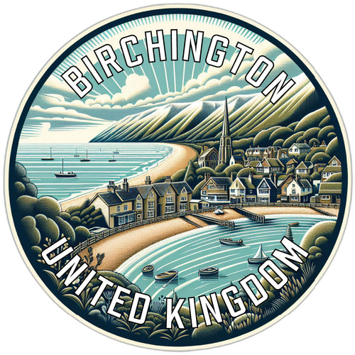 Birchington United Kingdom Souvenir Die Cut Flat Magnet 2-Inch