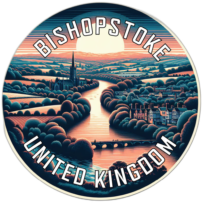 Bishopstoke United Kingdom Souvenir Die Cut Flat Magnet 2-Inch