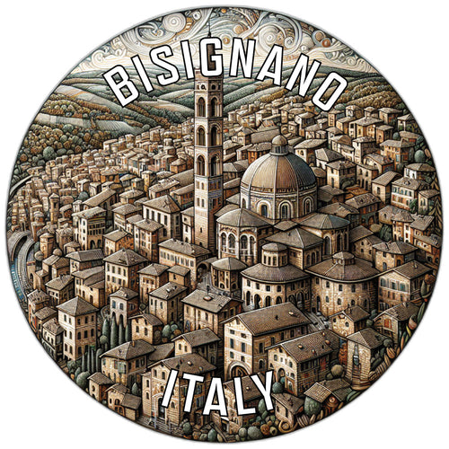 Bisignano Italy Souvenir Vinyl Decal Sticker 6-Inch