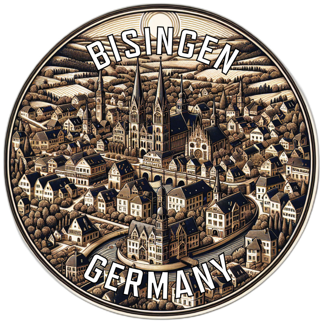 Bisingen Germany Souvenir Vinyl Decal Sticker 2-Inch