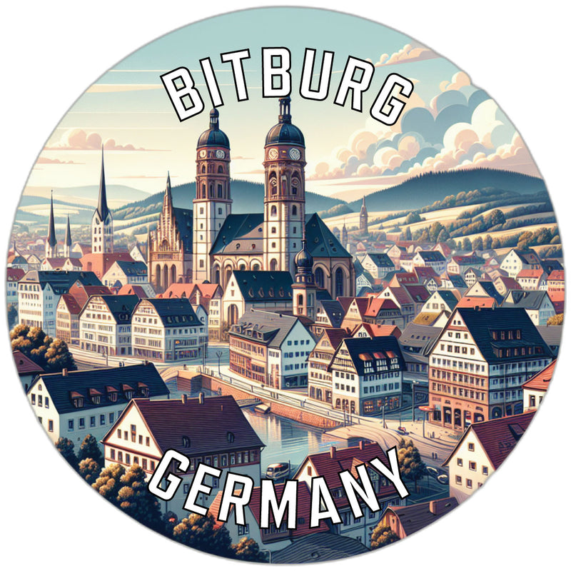 Bitburg Germany Souvenir Vinyl Decal Sticker 2-Inch