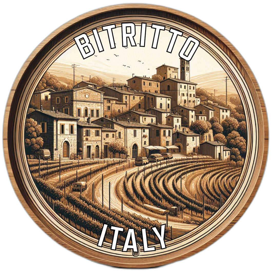 Bitritto Italy Souvenir Vinyl Decal Sticker 2-Inch