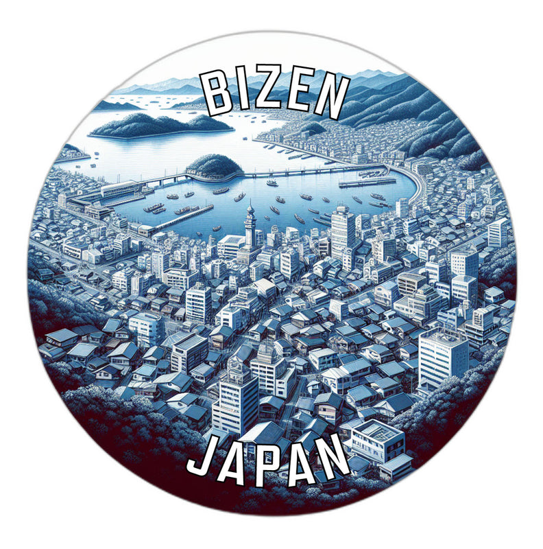 Bizen Japan Souvenir Vinyl Decal Sticker 6-Inch