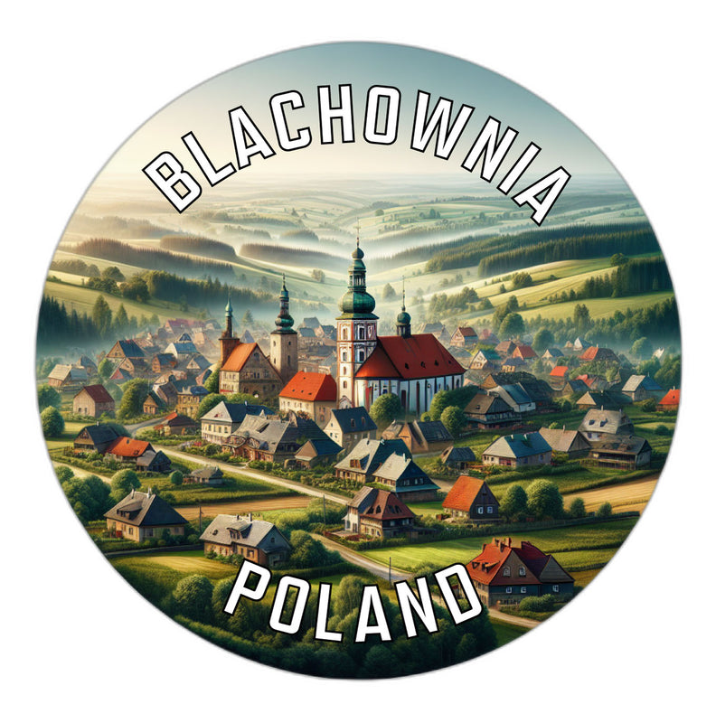 Blachownia Poland Souvenir Die Cut Flat Magnet 6-Inch