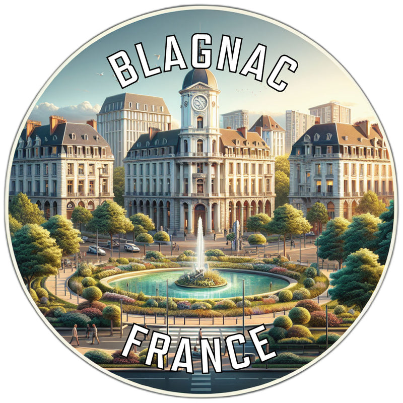Blagnac France Souvenir Vinyl Decal Sticker 2-Inch