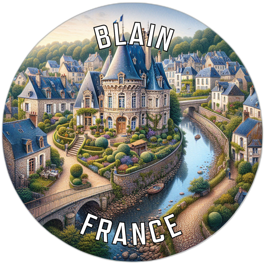 Blain France Souvenir Vinyl Decal Sticker 6-Inch