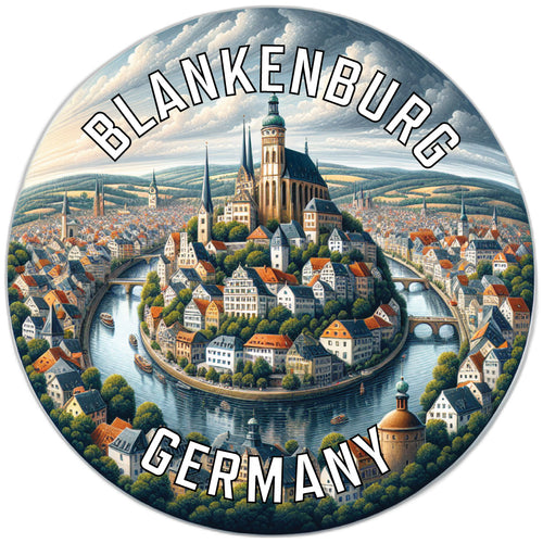 Blankenburg Germany Souvenir Vinyl Decal Sticker 2-Inch
