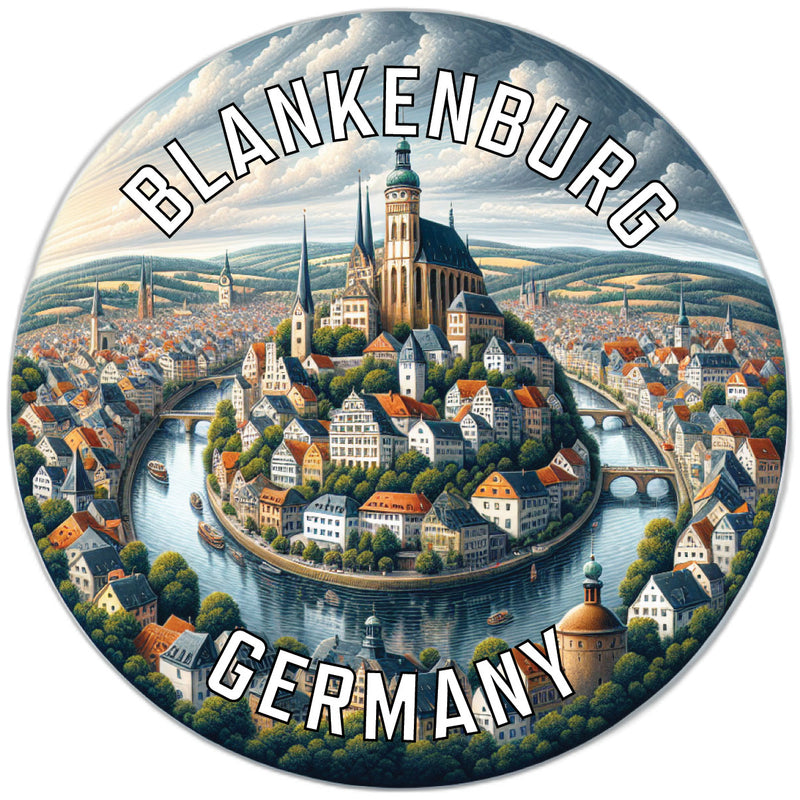 Blankenburg Germany Souvenir Vinyl Decal Sticker 2-Inch