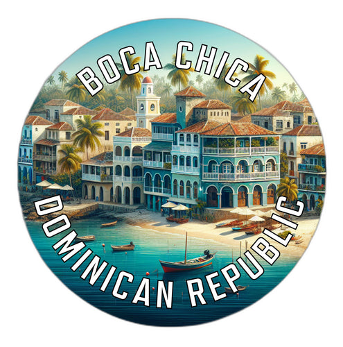 Boca Chica Dominican Republic Souvenir Vinyl Decal Sticker 2-Inch