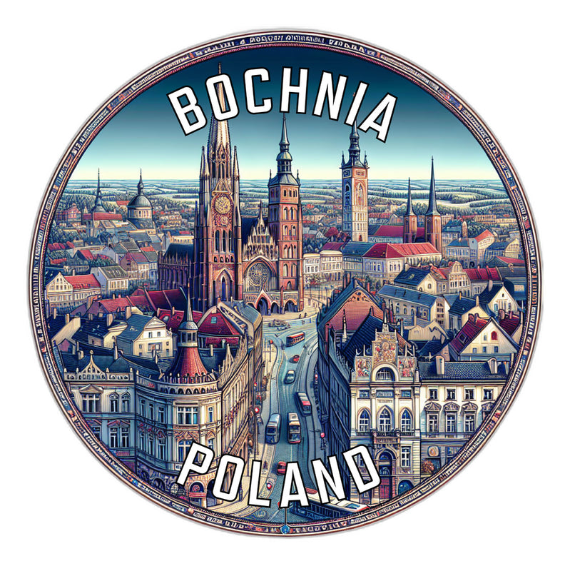 Bochnia Poland Souvenir Vinyl Decal Sticker 2-Inch