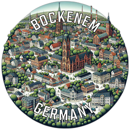 Bockenem Germany Souvenir Vinyl Decal Sticker 6-Inch