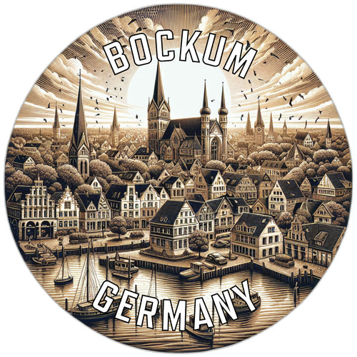 Bockum Germany Souvenir Vinyl Decal Sticker 2-Inch