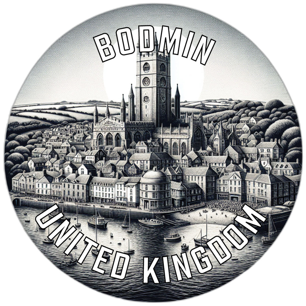 Bodmin United Kingdom Souvenir Die Cut Flat Magnet 6-Inch