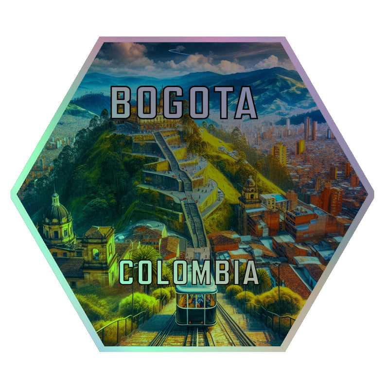 Bogota Colombia Souvenir Die Cut Flat Magnet 6-Inch