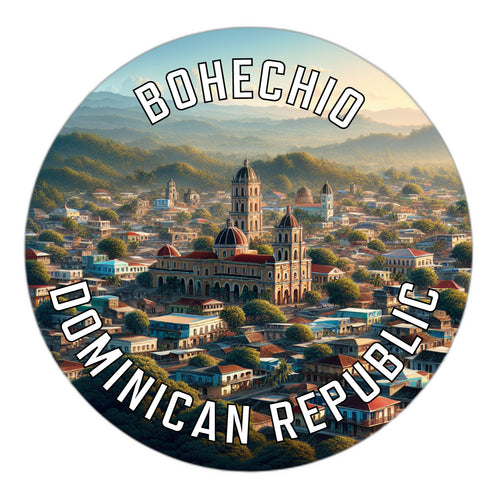 Bohechio Dominican Republic Souvenir Vinyl Decal Sticker 2-Inch