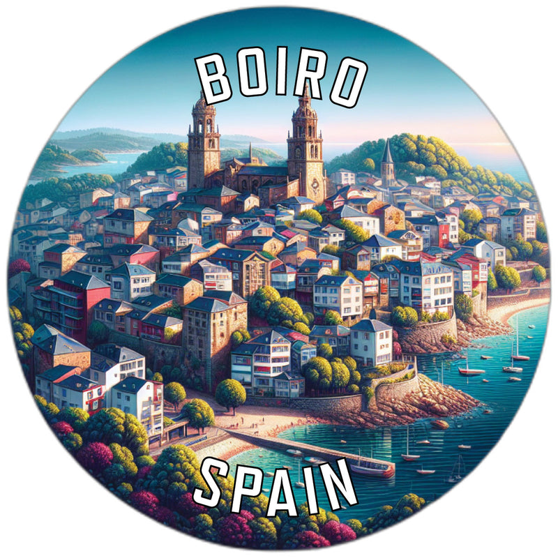 Boiro Spain Souvenir Vinyl Decal Sticker 2-Inch