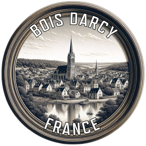 Bois dArcy Souvenir Die Cut Flat Magnet 6-Inch