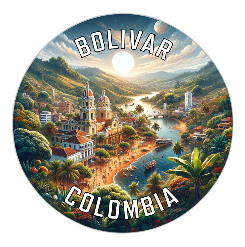 Bolivar Colombia Souvenir Vinyl Decal Sticker 6-Inch