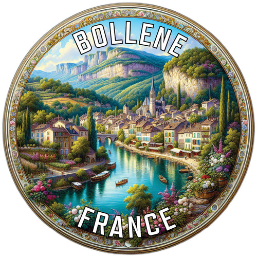 Bollene France Souvenir Vinyl Decal Sticker 2-Inch