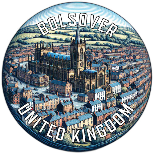 Bolsover United Kingdom Souvenir Vinyl Decal Sticker 6-Inch
