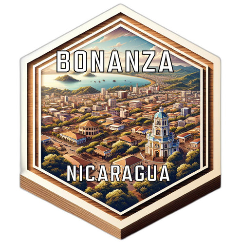 Bonanza Nicaragua Travel Destination Souvenir Vinyl Decal Sticker 6-Inch