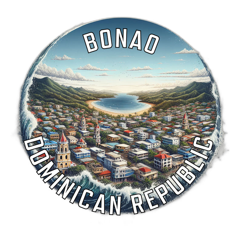 Bonao Dominican Republic Souvenir Vinyl Decal Sticker 2-Inch