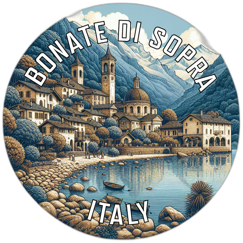 Bonate di Sopra Italy Souvenir Die Cut Flat Magnet 6-Inch