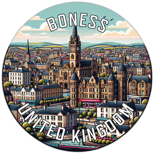 Boness Souvenir Vinyl Decal Sticker 2-Inch