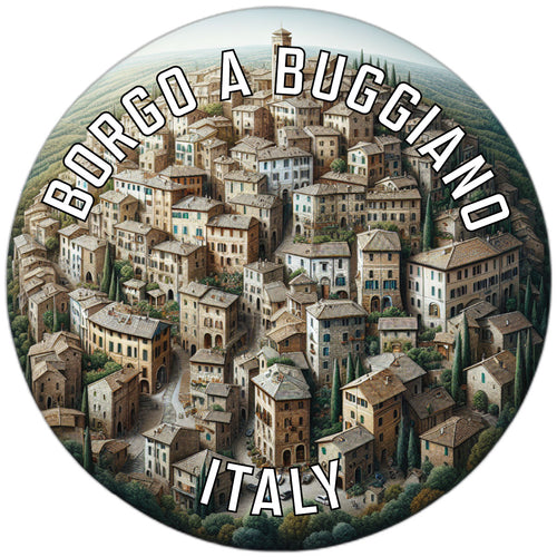 Borgo a Buggiano Italy Souvenir Die Cut Flat Magnet 2-Inch
