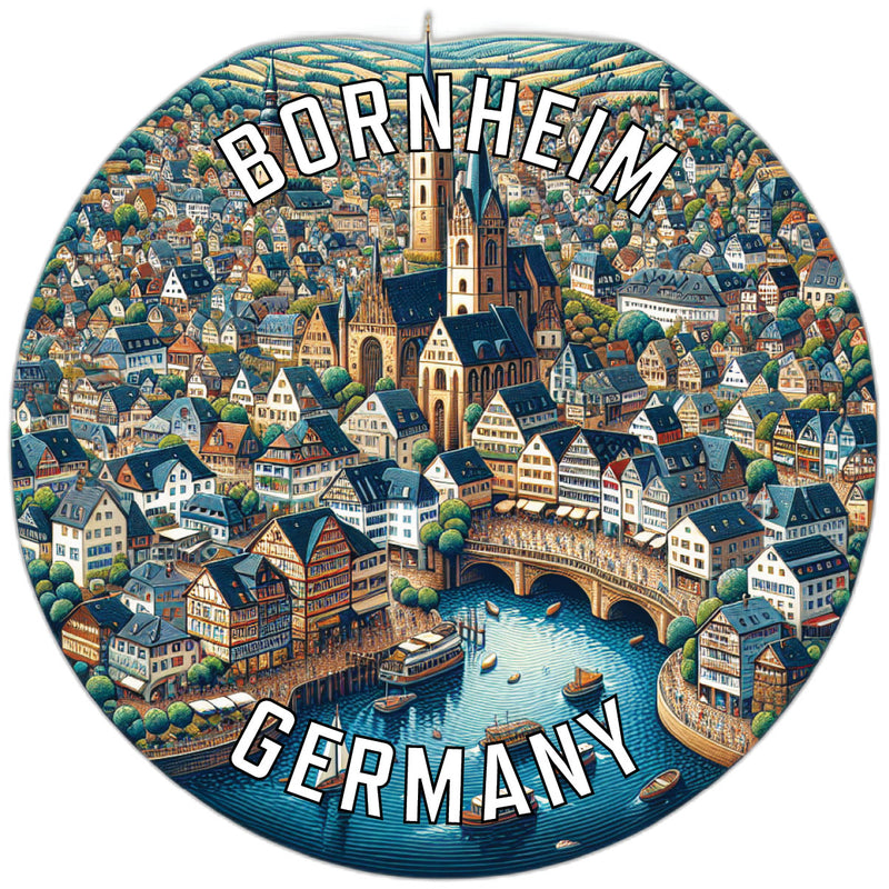 Bornheim Germany Souvenir Vinyl Decal Sticker 2-Inch